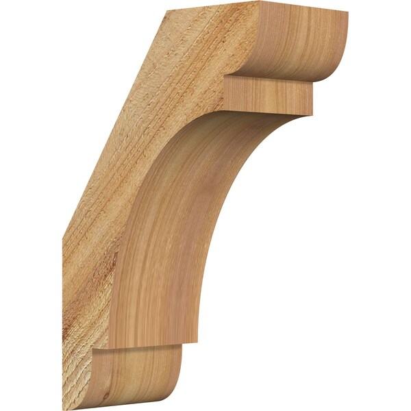 Ekena Millwork 4"W x 8"D x 12"H Olympic Rough Sawn Knee Brace, Western Red Cedar BRC04X08X12OLY00RWR - main